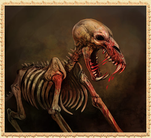 Leader Hound Skeleton