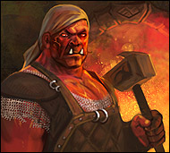 Tungur the Blacksmith. He has a, er, well, don't ask about his grandfather.