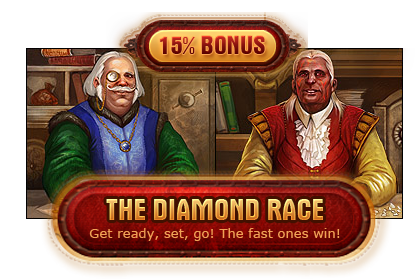 The Diamond Race 15% Bonus in the MMORPG Legend: Legacy of the Dragons