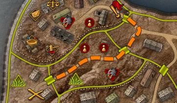 Marked route