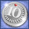 Legendary Tenth Anniversary Silver Coin