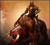 Orfin the Beastmaster in the free MMORPG Legend:Legacy of the Dragons